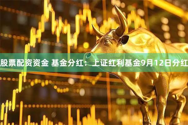 股票配资资金 基金分红：上证红利基金9月12日分红